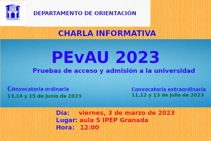 Charla Informativa PEvAU 2023